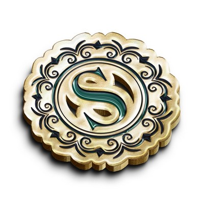 Hard Enamel Solid Zinc Alloy Lapel Pin